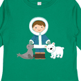 thumbnail image 4 of Inktastic Eskimo Boy Cute Alaska Boys Long Sleeve Toddler T-Shirt, 4 of 5