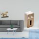 thumbnail image 2 of Figura de caballo,Escultura de caballo en miniatura coleccionable,caja de pañuelos,Funda para caja de pañuelos de cuero sintético para dormitorio,Caja de almacenamiento de toallas de papel, 2 of 8