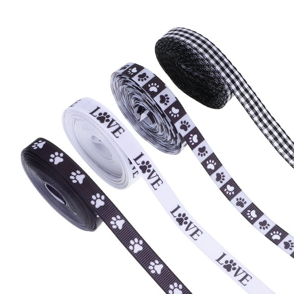 WEUVEB diy craft materials Ribbon Polyester 4 Rolls