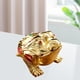 thumbnail image 2 of Cenicero de sapo con tapa, resistente al viento, para escritorio y interior Rojo dorado, 2 of 9