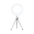 thumbnail image 3 of Advancent Anillo de luz para Selfie con soporte para trípode, lámpara de relleno circular, lámparas con Clip, maquillaje fotográfico en vivo, 3 modos Iluminación y accesorios Advancent HA063538-00B, 3 of 6