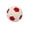 Red, variant on Black White Soccer Ball Slow Rising Squishy Toys, Soft Rubber Football Squeeze Stress Relief Fidget Toys for Classroom Travel and Holiday Gifts, 3.74 INCH