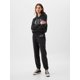 thumbnail image 2 of Pantalones Jogger de Forro Polar con Logo GAP para Mujer en Carbón Jaspeado, 2 of 6