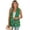 Christmas Light Print, variant on Leopard Print Women's Suit Vest Size 5XL with Pockets Open Front Long Vest for Women V Neck Button Down Vests Top Casual Outerwear