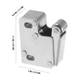 thumbnail image 2 of OHOIOLLA Push Para Puertas De Closet Con Rebote Automático Y Metálica Para Muebles Color Plata, 2 of 7