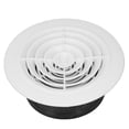 thumbnail image 1 of Cubierta de ventilación redonda giratoria de repuesto, cubierta de escape de aire ajustable para baño y cocina de 6 pulgadas, 1 of 14