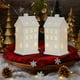 thumbnail image 4 of Christmas Day Ceramic Christmas Deer Snowman Old Man Decorative Luminous Scene Decoration Ornaments, 4 of 5