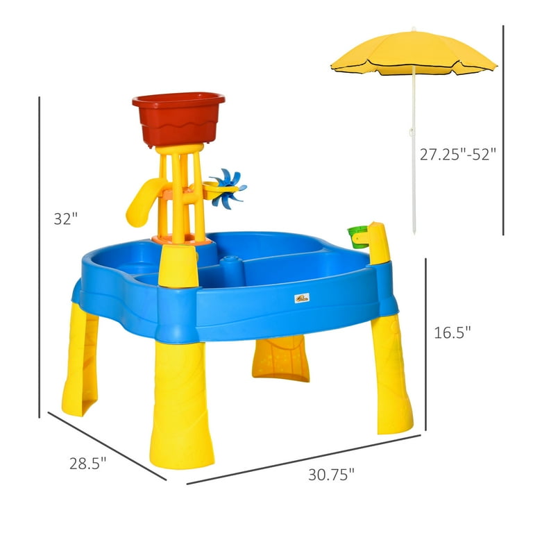 Kmart water 2024 table with umbrella