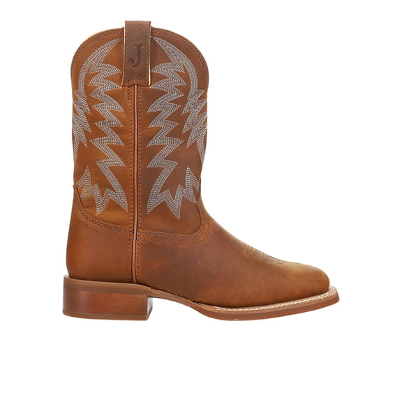 Justin Men's War Dog Frontier Performance Western Boot Broad Square Toe Tan 13 D(M) US