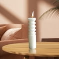 thumbnail image 5 of Luxicdy Nordic Geometric Lines Candle - Large Beautiful Handmade Pillar Scented Soy Wax Candle Elegant Bubble Aesthetic Candle Housewarming Gift Home Room Shelf Decor Idea(B), 5 of 5