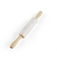 thumbnail image 3 of Vivace White Marble Wood Rolling Pin, 3 of 4
