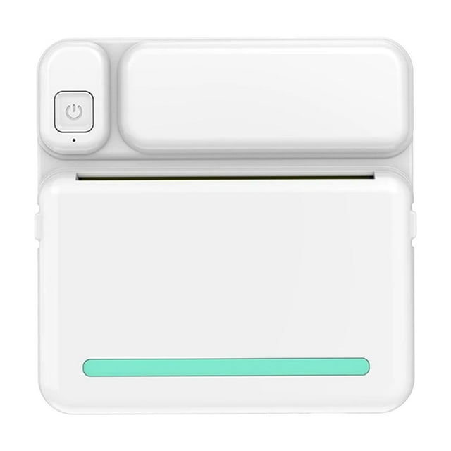Imprimantes de Poche Mini Portatives C19 Intelligentes Sans Encre Imprimantes Thermiques avec 1 Rouleau de Papier Imprimantes Mini Bluetooth pour Autocollant de Notes