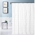 thumbnail image 1 of homeroots Lit & Bain 399715 Blanc Moderne Rideau de Douche Froissé, 1 of 1