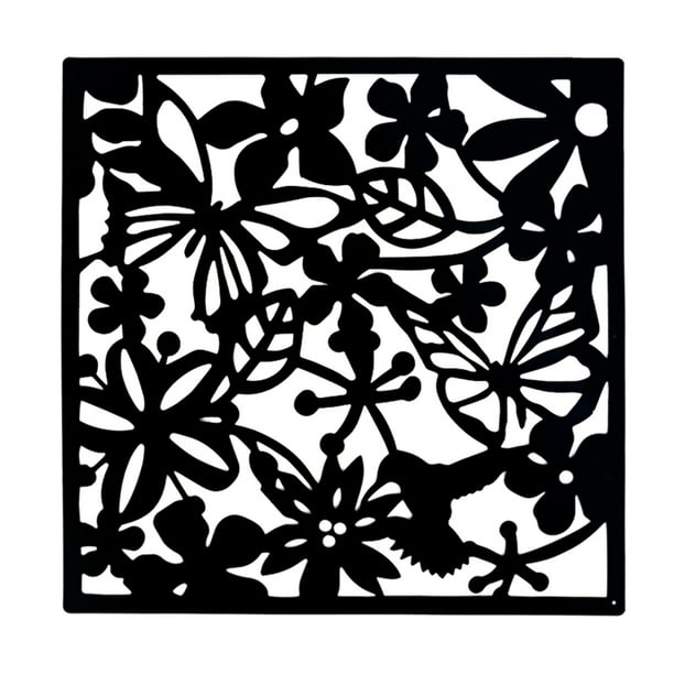 Naiovety 4x Hotel Home Bar Room Divider Panel de pantallas decorativo plegable y multifuncional moderno Decoración del hogar Mariposas Negras