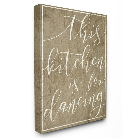 Stupell IndustriesThis Kitchen is For DancingCanvas Wall Art by Daphne Polselli