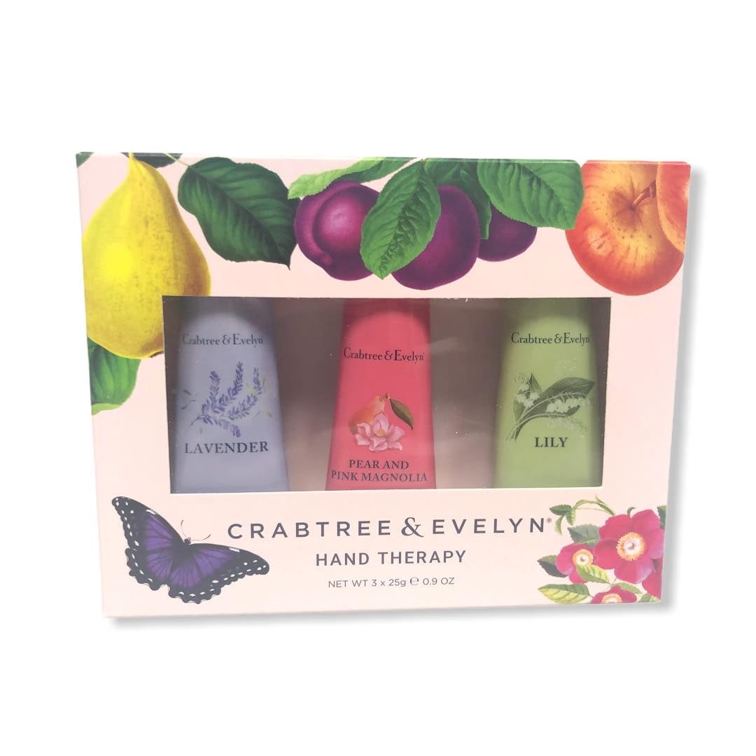 Crabtree & Evelyn Hand Therapy 3 Set Moisturising Gift Travel