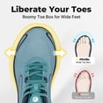 thumbnail image 2 of FitVille Men's Wide Fit Slip - Resistant Running Shoes Thick-Sole Upgraded Arch Support Shoes with Rebound Cushioning for Men, 2 of 6