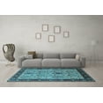thumbnail image 3 of Ahgly Company Indoor Rectangle Oriental Light Blue Industrial Area Rugs, 5' x 7', 3 of 4