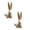 D 2Pack, variant on 2Pcs Easter Resin Bunny Decorations Elegant Bunny Figurines Holding Easter Egg And Blowing Colorful Bubbles 8.4Inch Rabbit Statue Crafts For Home Party Tabletop Decor