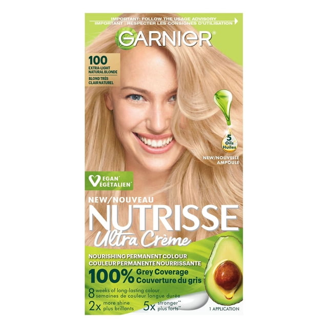 Garnier Nutrisse Ultra Crème, Coloration Permanente, Longue-Durée, 1 unité