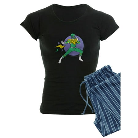 

CafePress - Green Ranger Lightning Bolts - Women s Dark Pajamas