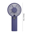 thumbnail image 3 of Ventilador eléctrico de refrigeración 2400 mAh Ventilador de cuello plegable Ventilador de refrigeración digital para dormitorio doméstico Tmvgtek Libre de BPA, 3 of 3