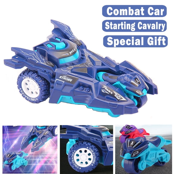 SAYLITA Pull Back Cars Vehicles Toys Launcher Race Car Toy Die-Cast 2 in 1 Catapult Chariot Powered Pull Back and Go Mini Vehicles for Aged 3  Kids Christmas Birthday Gifts