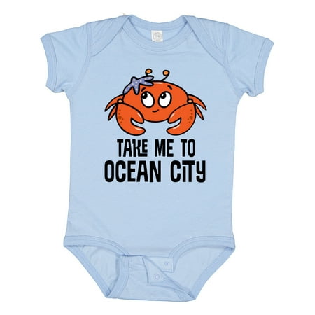 

Inktastic Ocean City Maryland Cute Crab Gift Baby Boy or Baby Girl Bodysuit