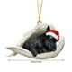 thumbnail image 3 of Adornos navideños, adornos navideños, regalos navideños, colgante decorativo de perro, colgante para árbol de Navidad, accesorios decorativos, colgante de ángel, 3 of 5