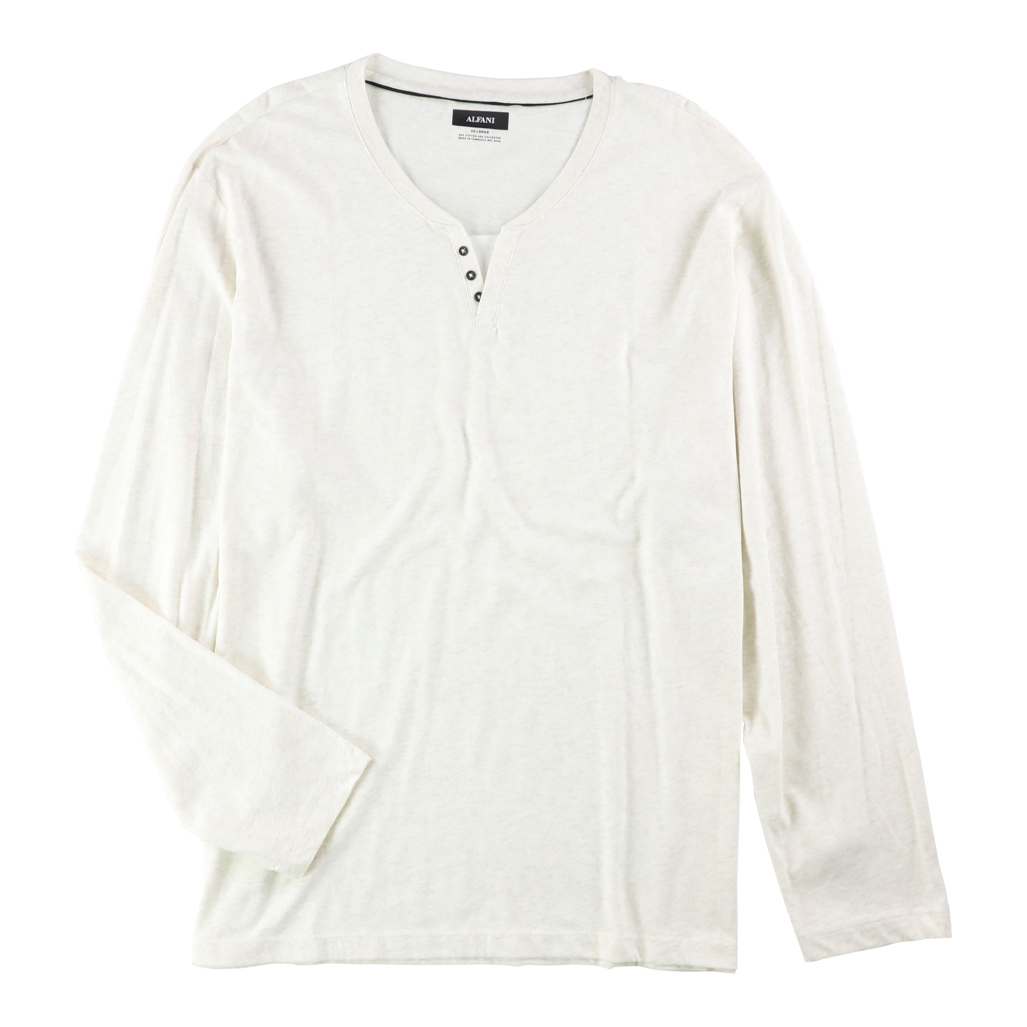 Alfani Mens Long Sleeve Basic T-Shirt 