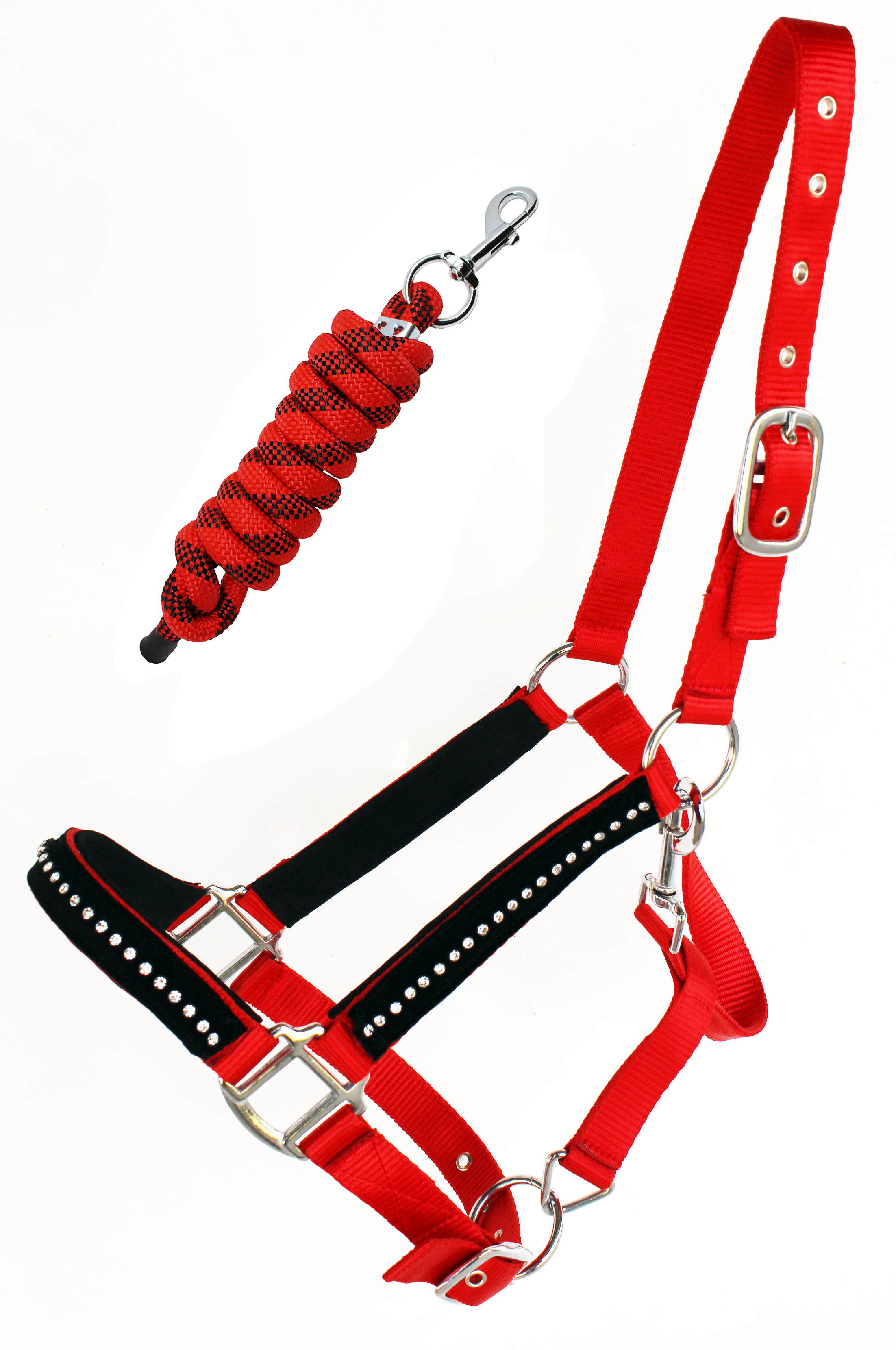 Nylon Horse HALTER Lead Rope Noseband Tack Full Size 606165 Walmart