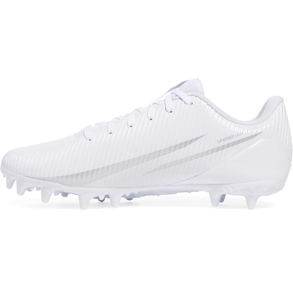 Tacos de Fútbol Americano Under Armour Blur Select Blanco Plata 10.5 US
