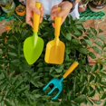 thumbnail image 4 of Kids Gardening Tools Set, 3 Pcs Mini Gardening and Planting Kit Ergonomic Handle Gardening Work Set, 4 of 5