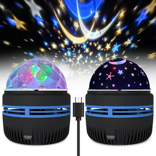 USB Mini Disco Light with Flexible USB Extender, 3Packs, Sound Activated  Party Lights DJ Disco Ball Stage Lights-Multi Colors LED Car Auto  Lights,Magic Strobe Light for Xmas Party,Pool,Karaoke (White) 