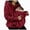 Y364-Wine, variant on CAUYDY Womens Baby Pouch Hoodies with Pockets Oversized Hoodies Lightweight Baby Pouch Hooded Sweatshirt