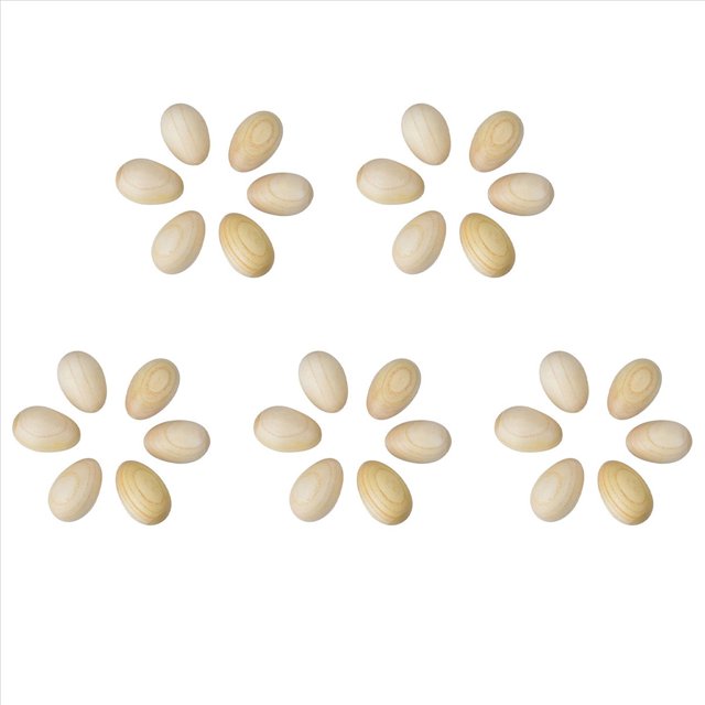 Juego de 30 Piezas de PercusióN de Madera Musical Egg Maracas Egg Shakers Instrumento Musical Toy para NiñOs