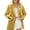 Clear, variant on Women's Tailored Blazer Jacket Single Breasted Long Sleeve Lightweight Work Wear for Business Casual