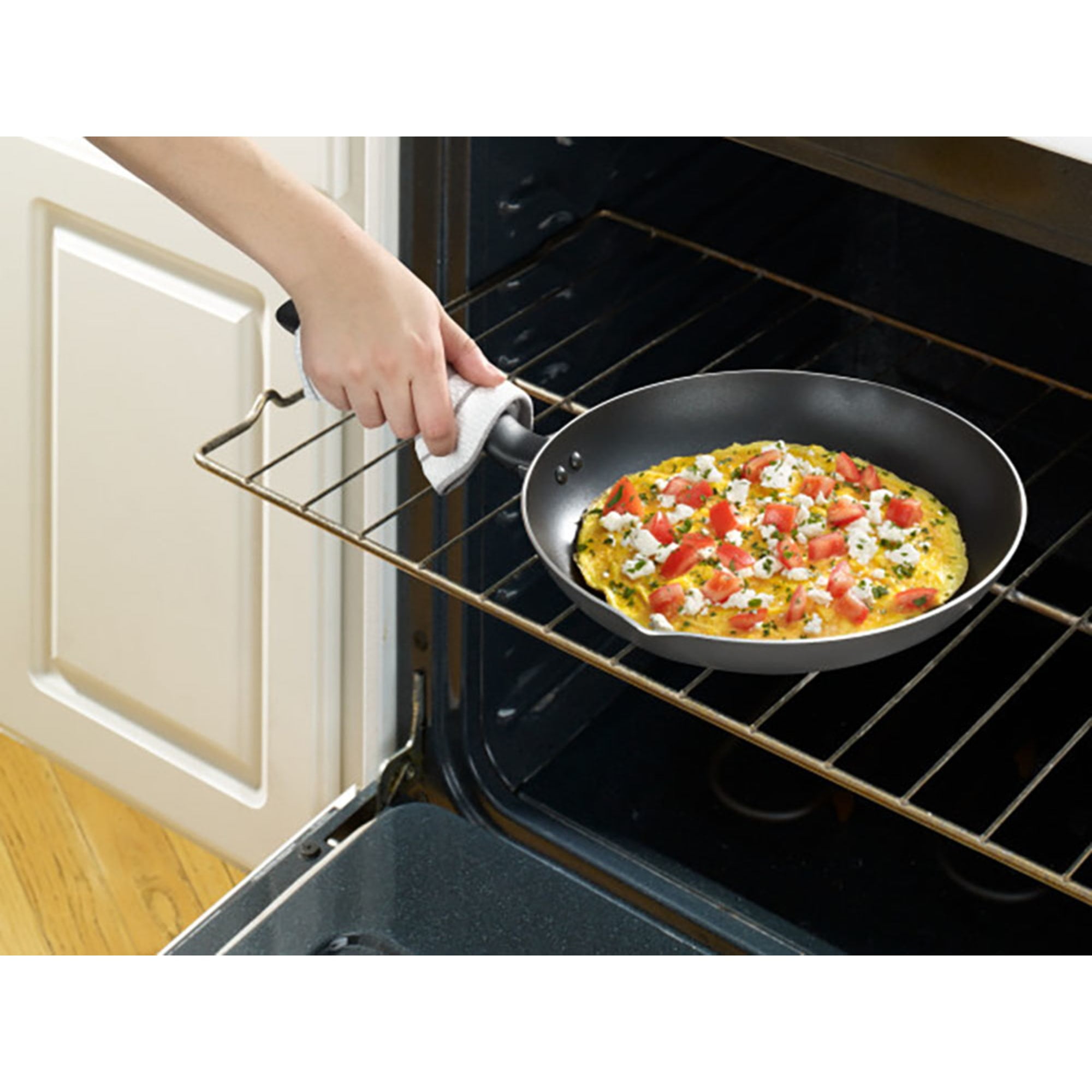 T-fal Initiatives Nonstick Cookware, Fry Pan, 10 inch, Black