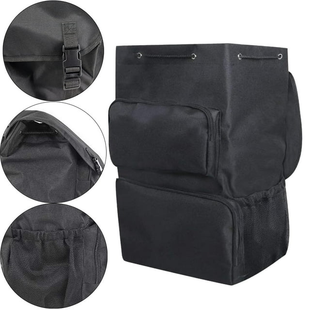 Colaxi Spare Tire Trash Bag Truck Tailgate Trash Bag Car Trunk Organizer Backpack Multipurpose Cargo Storage Bag for Trailers RV SUV