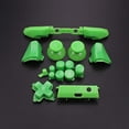 thumbnail image 1 of Replacement Full Set Button Bumper Trigger Buttons Guide Dpad RT LT RB LB ABXY ON Off Button Kit for Xbox One Slim Xbox One S Controller (Green), 1 of 4
