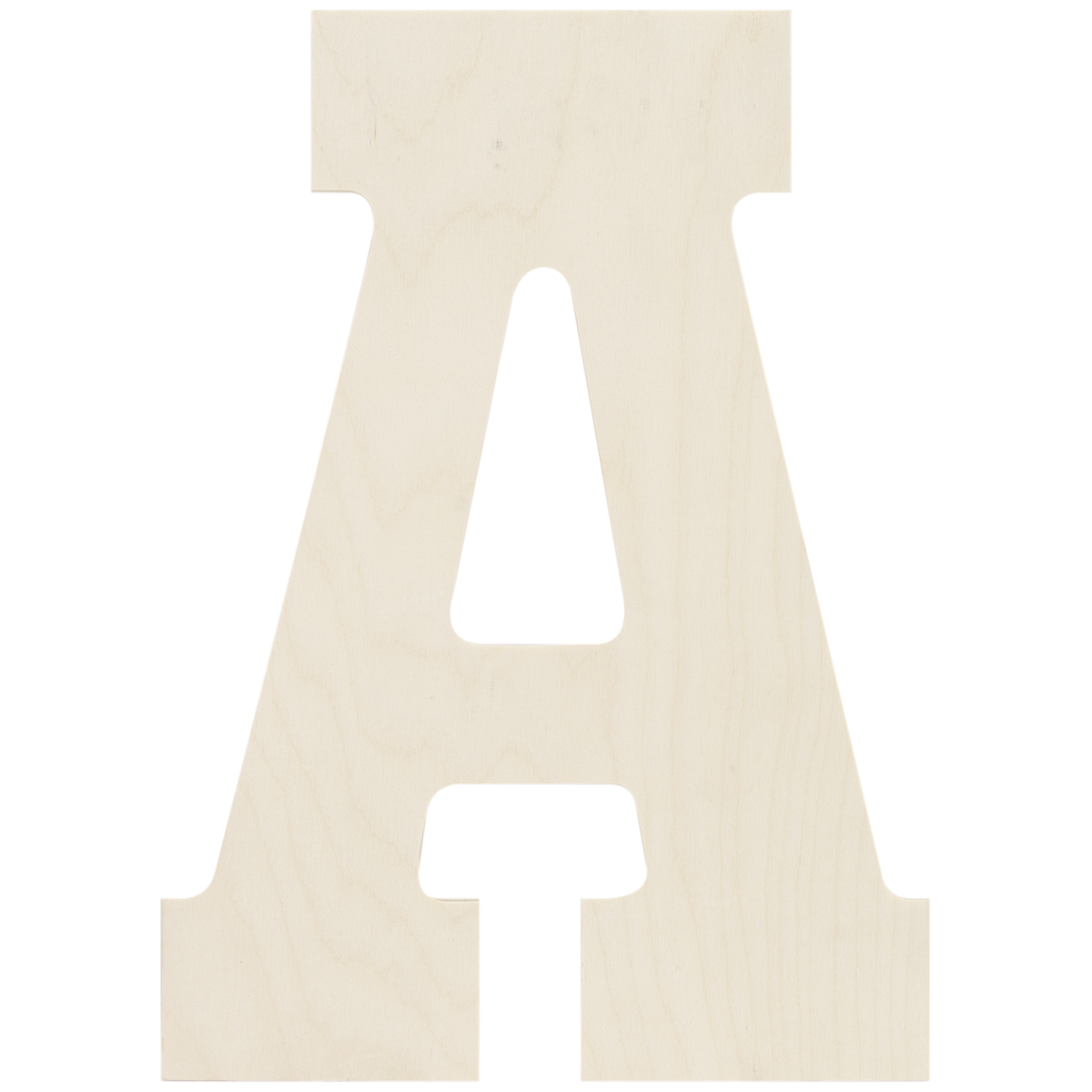 MPI WOOD PRODUCTS Baltic Birch Collegiate Font Letters and Numbers, 13.5" - image 2 of 2