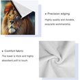 thumbnail image 4 of Fierce Lion 3-Piece Towel Set,Soft Absorbent Quick Dry Bath Towels Sets,1 Bath Towel,1 Hand Towel,1 Washcloth,for Bathing Home Hotel Gym Spa Wash cloth, 4 of 7
