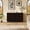 Black walnut, variant on PYY Modern Fluted 8-Drawer Dresser, 54" Wide Wood Chest – Curved Design, Spacious Storage, Metal Handles, TV Stand for Bedroom, Hallway, Home Office or Closet Organization, Black Walnut