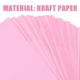 thumbnail image 3 of BESTYASH 50Pcs Kraft Paper Bags Pink For Packing Reusable Lunch For Families, 3 of 6