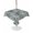 Teal, Gray, White, variant on Outdoor Tablecloth with Umbrella Hole for Patio/Picnic/Party/Camping, Teal Grey Abstract Waterproof Table Cloth Rectangle Table Cover Washable, Modern Graffiti Distressed Mottled Art (54"x 80")