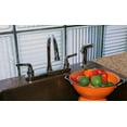 thumbnail image 2 of Westbrass WAS01-20 Hi-Arc 2-Handle Kitchen Faucet with Side Sprayer, Satin Nickel, 2 of 6