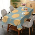 thumbnail image 6 of Rectangular Tablecloth 60x84 Inch – Waterproof Polyester Printed Table Cover, Wrinkle Resistant, Washable for Kitchen & Dining, Colorful Geometry Pattern, 6 of 6