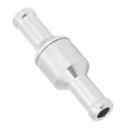thumbnail image 3 of Auto 1 Way Nonreturn Check Valve, Car Parts Silver Universal Wide Application Antirust Anodized   For Water Oil Diesel Petrol Fuel Hose, 3 of 8