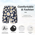 thumbnail image 3 of Fotbe Daisy Floral Traje de Baño para Hombre – Shorts de Natación de Secado Rápido con Forro y Bolsillos-Large, 3 of 6