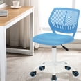 thumbnail image 1 of Silla de oficina giratoria de 360 grados ajustable en altura FurnitureR Azul CARNATION, 1 of 6